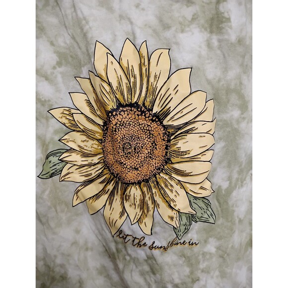 Cato Women's Sunflower Print BOHO Y2K Small Shirt - Picture 2 of 8